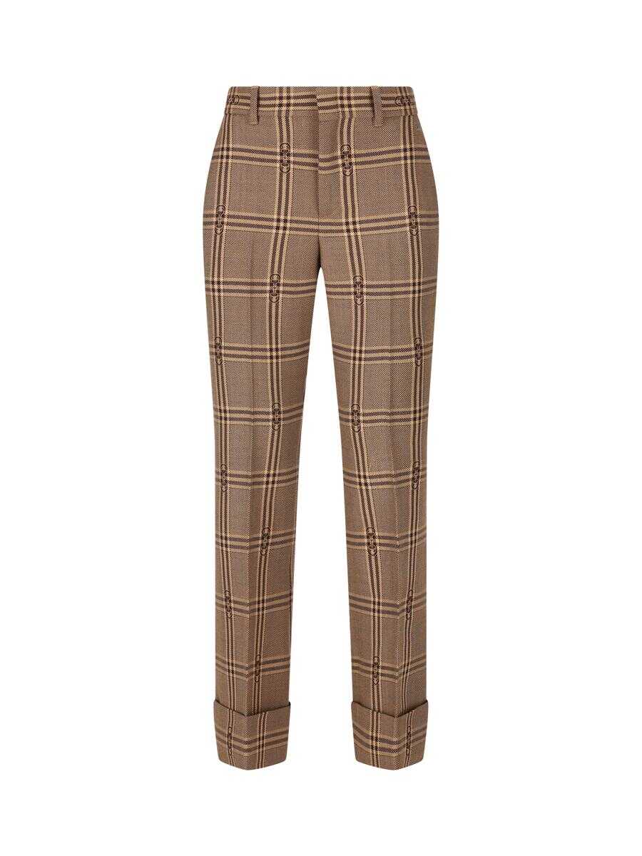 Gucci Gucci Trousers BEIGE/BROWN