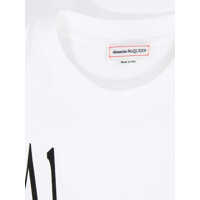 Topuri Alexander McQueen Dama - Topuri Alexander McQueen Alexander McQueen T-Shirts And Polos WHITE Femei (BM 12460692) - B-mall.ro