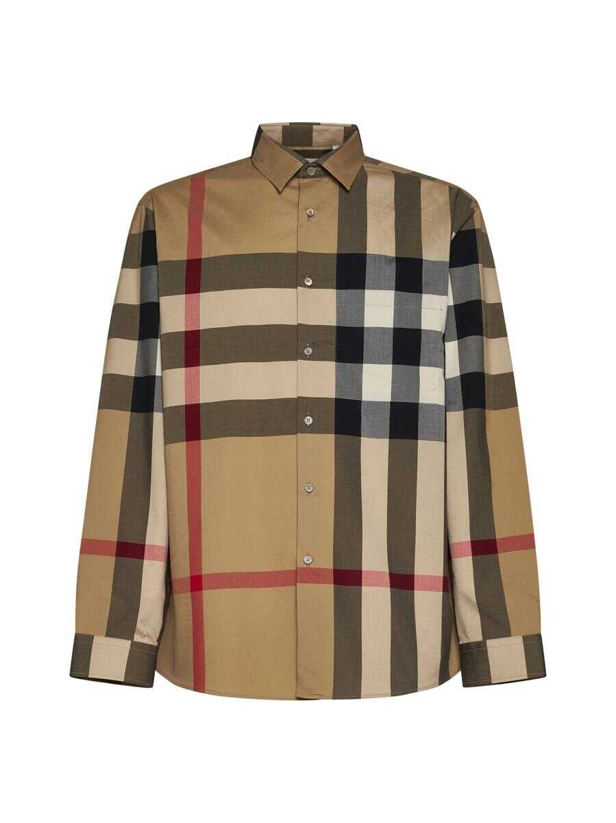 Burberry Burberry Shirts BEIGE