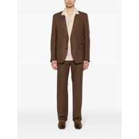Sacouri Dolce & Gabbana pentru Barbati - Sacouri Dolce & Gabbana Dolce & Gabbana Brown Linen Blazer Brown Barbati (BM 12462810) - B-mall.ro