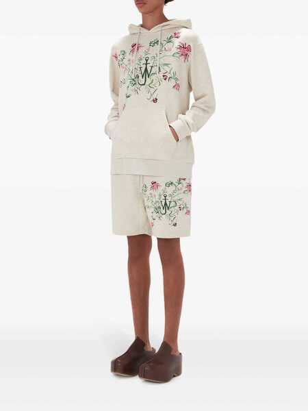 Pulovere JW Anderson JW Anderson Embroidered Sweatshirt With Embroidery Beige Barbati (BM 12463395) 2
