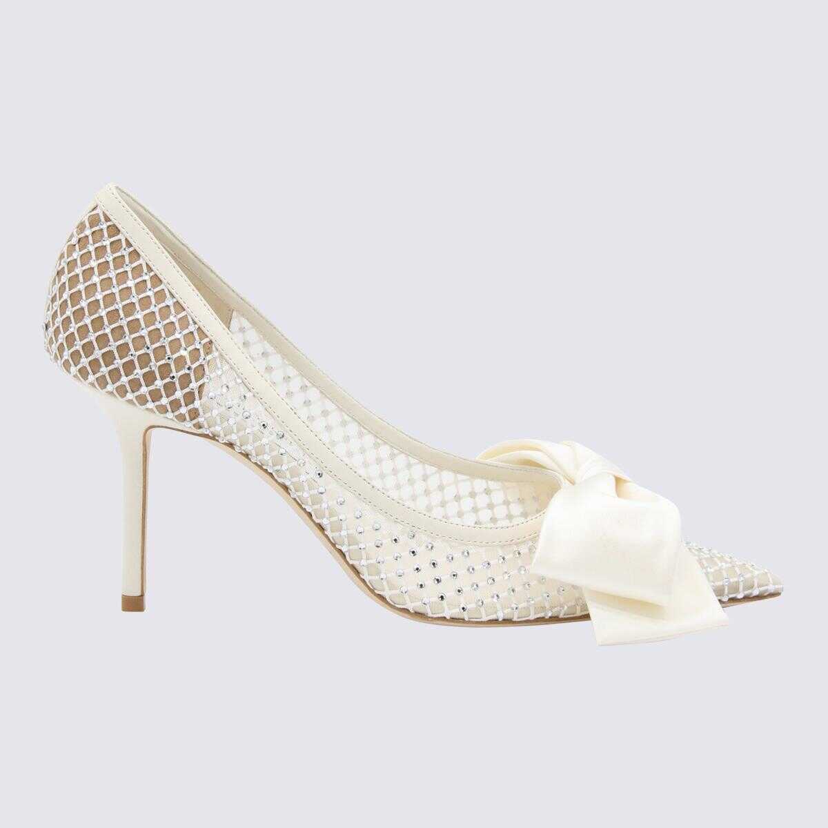 Jimmy Choo JIMMY CHOO IVORY LOVE PUMPS 000784