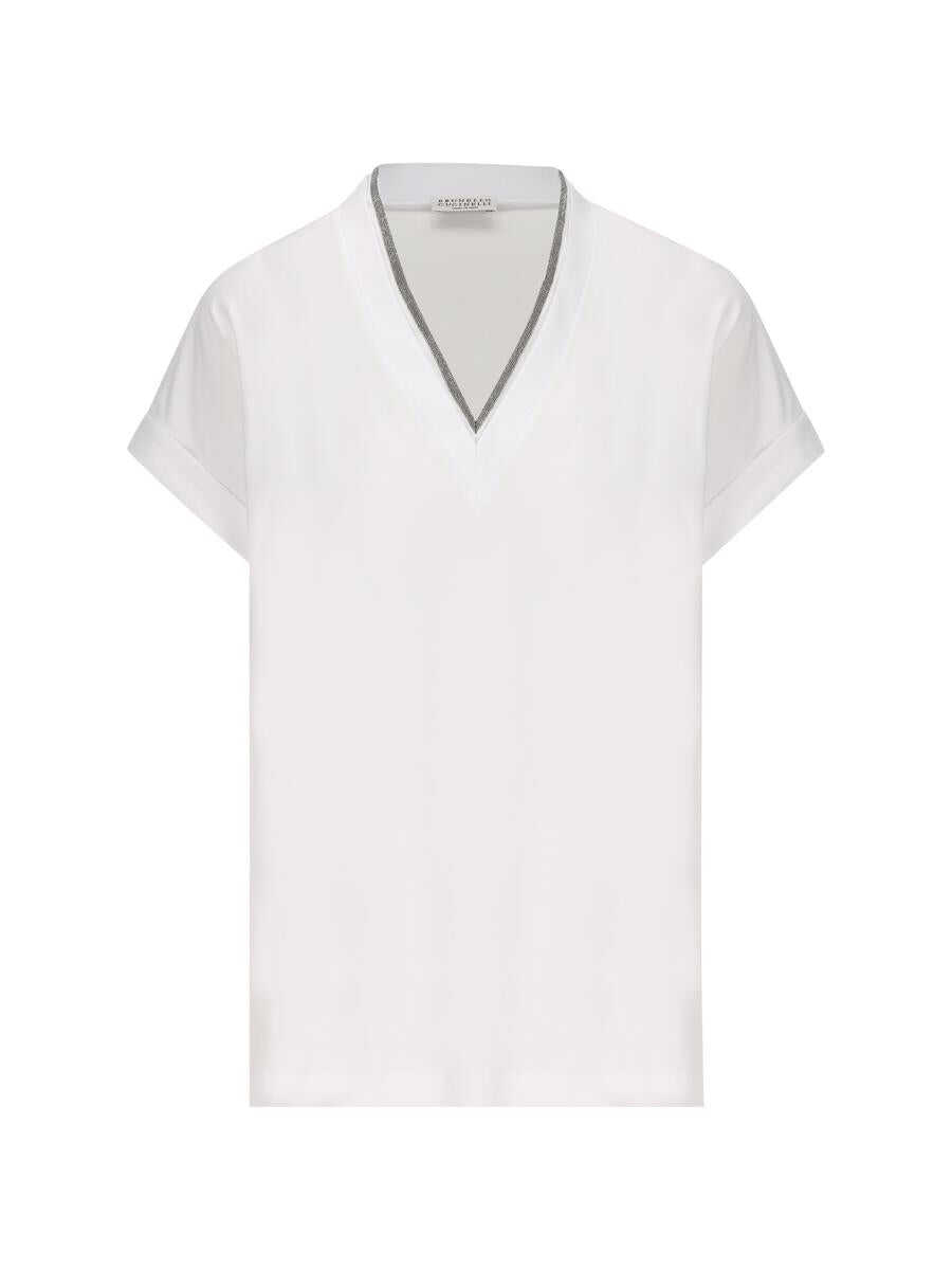 Brunello Cucinelli Brunello Cucinelli T-shirt and Polo WHITE