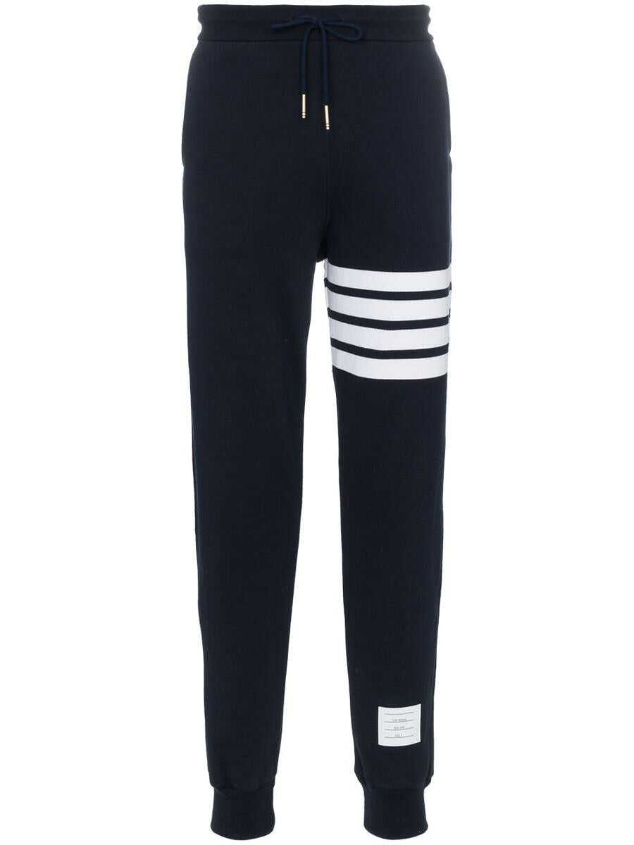 Thom Browne THOM BROWNE 4-Bar cotton sweatpants BLUE