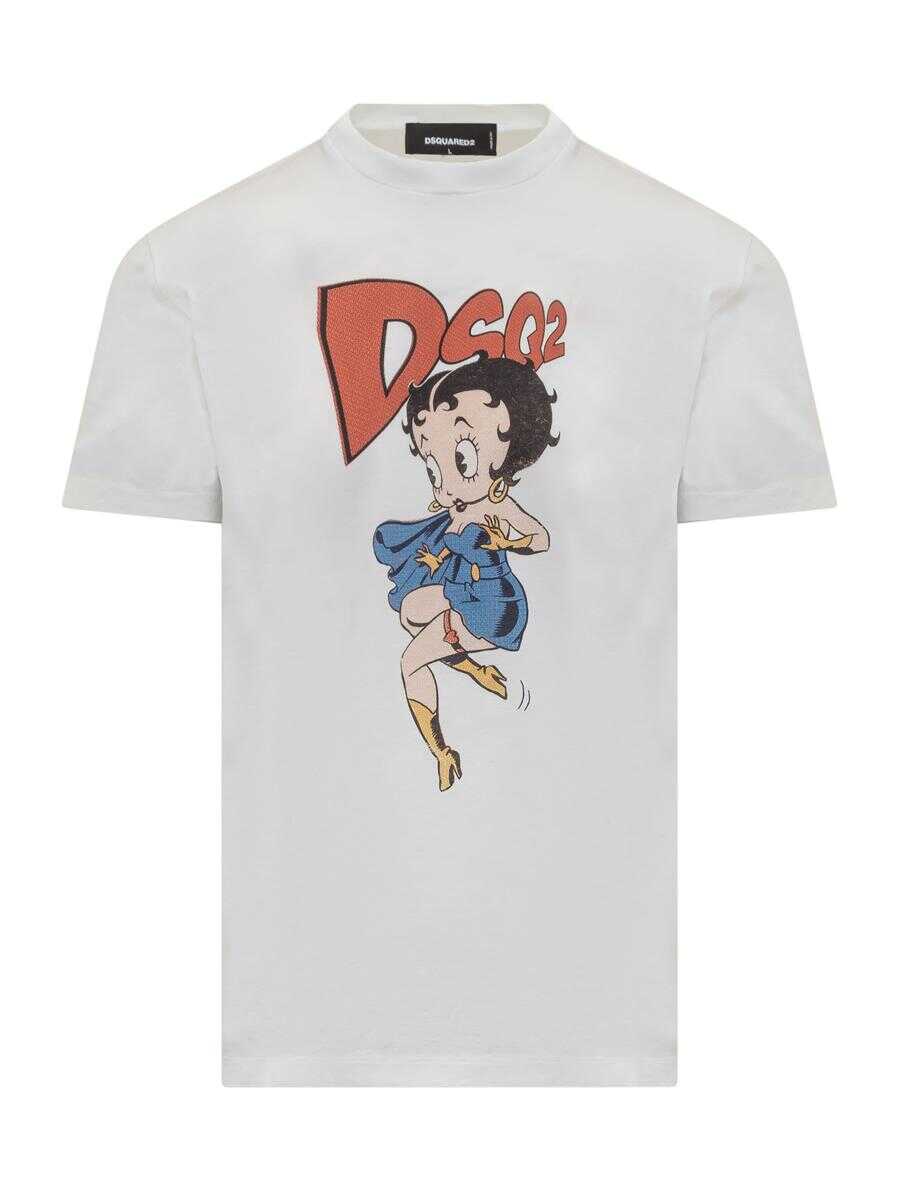 DSQUARED2 DSQUARED2 Betty Boop T-Shirt WHITE