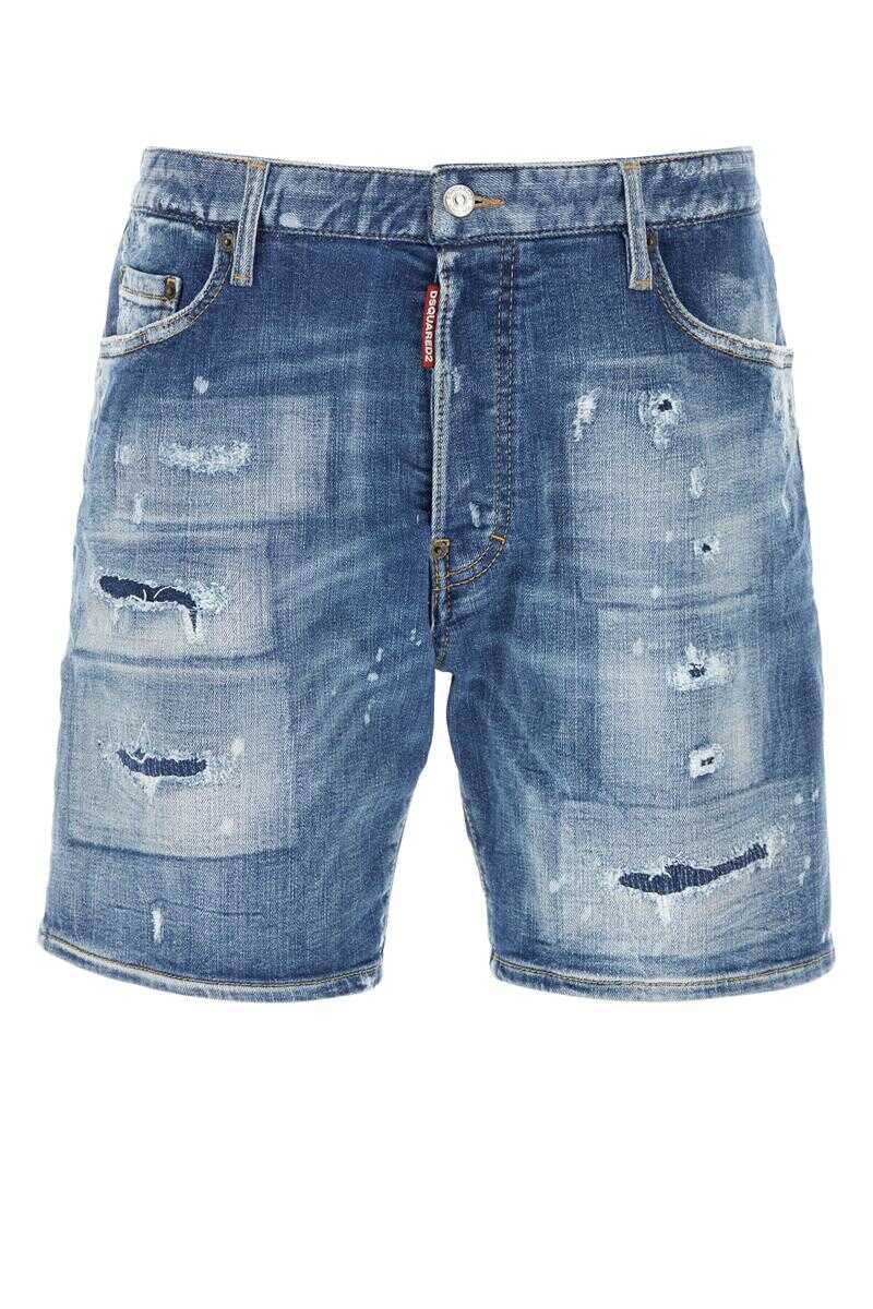 DSQUARED2 DSQUARED SHORTS NAVYBLUE