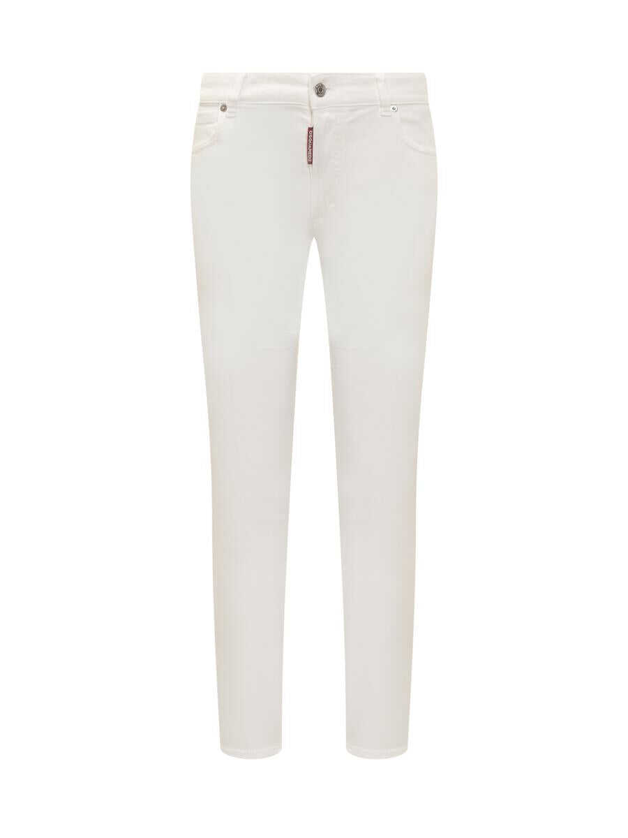 DSQUARED2 DSQUARED2 Jeans Medium Waist TWIGGY WHITE