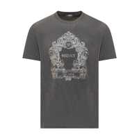 Tricouri Versace Versace Cartouche T-Shirt In Sequins Barbati