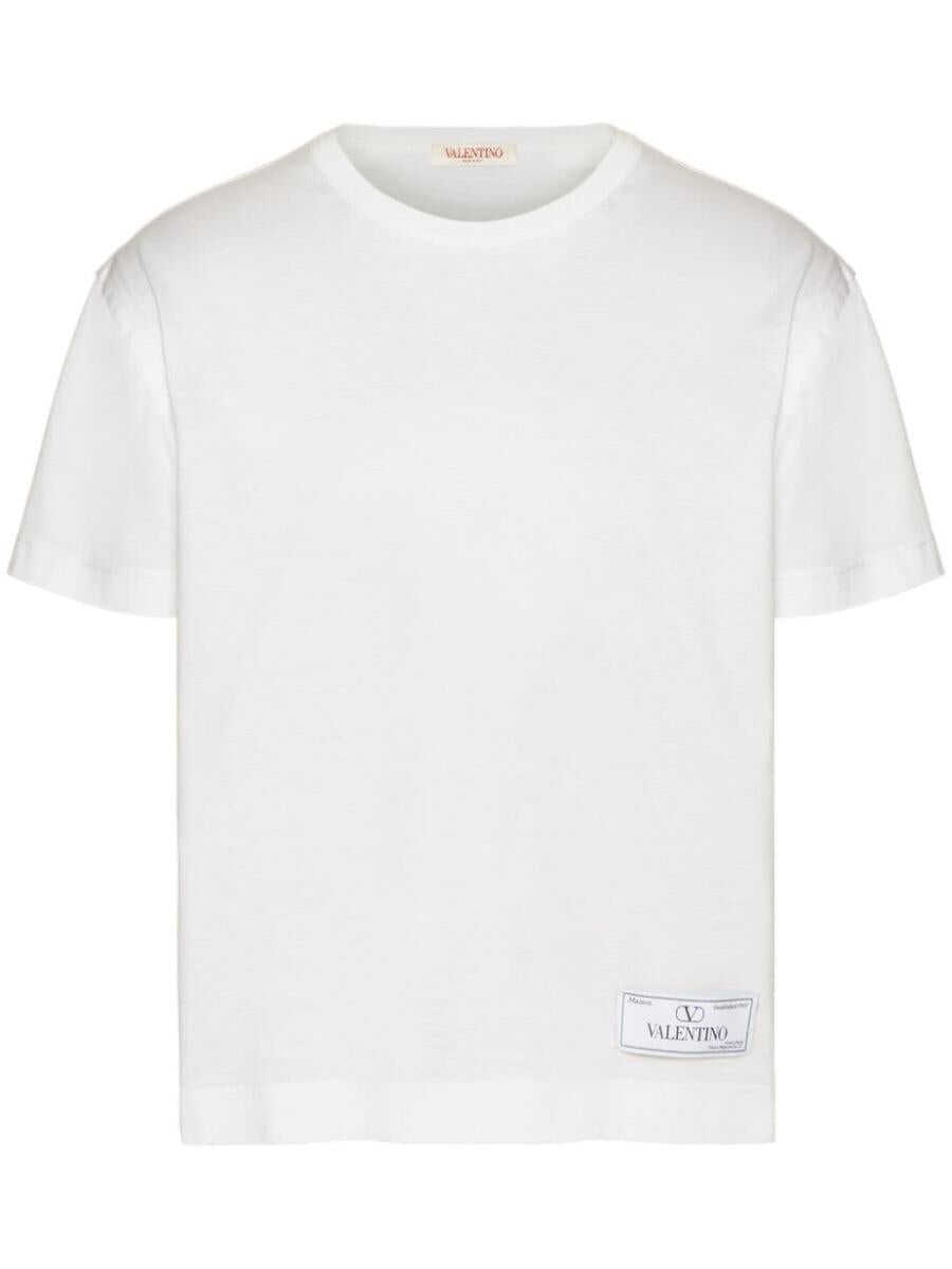 Valentino Garavani VALENTINO Logo cotton t-shirt WHITE