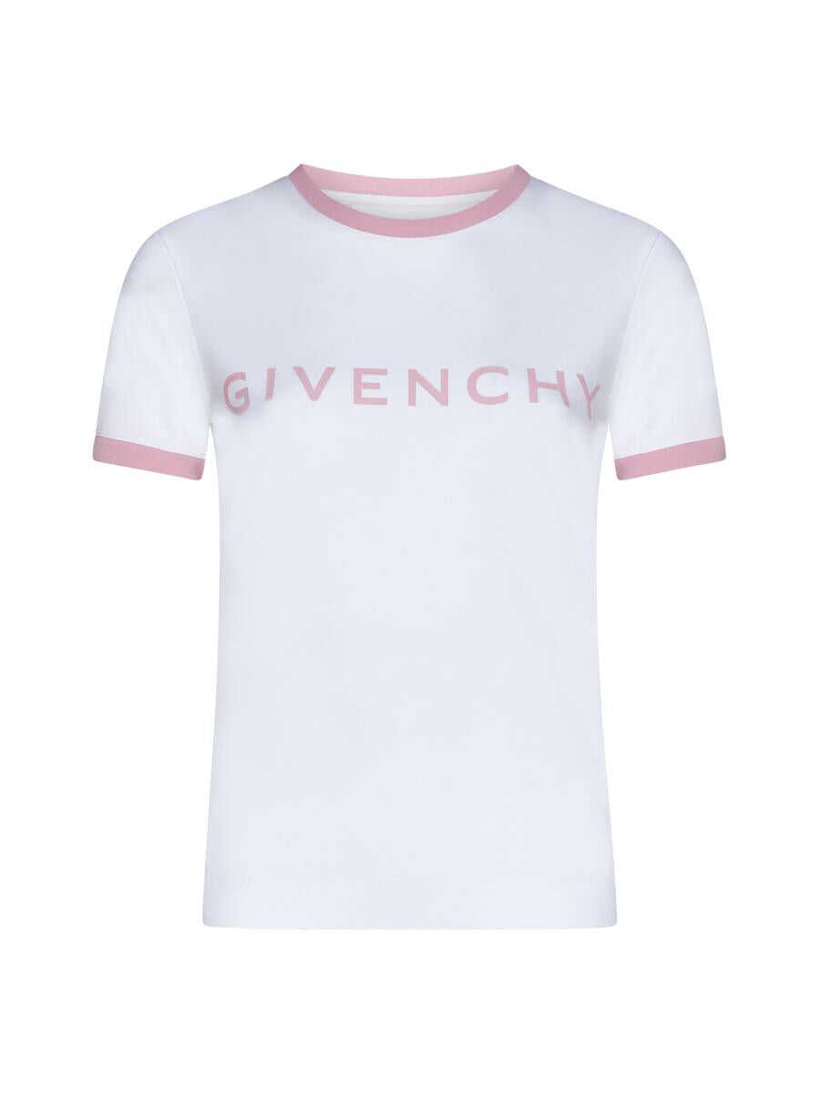 Poze Givenchy Givenchy T-shirts and Polos PINK b-mall.ro 