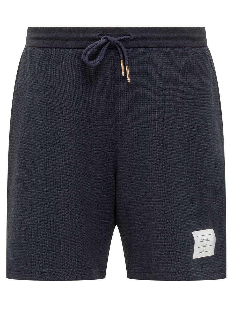 Thom Browne THOM BROWNE RWB Logo Shorts BLUE