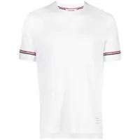Tricouri Thom Browne Rwb Striped T-Shirt Barbati