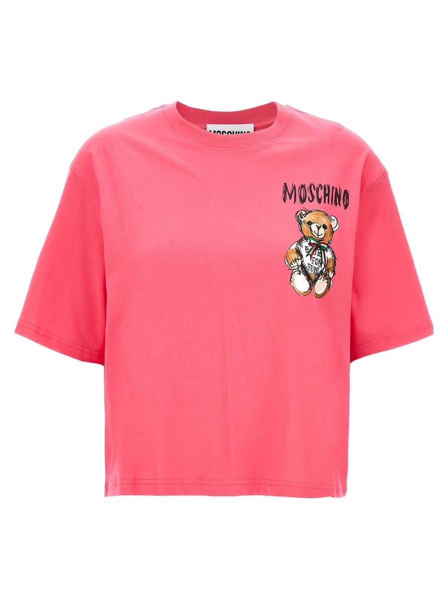 Moschino MOSCHINO \'Teddy Bear\' T-shirt FUCHSIA