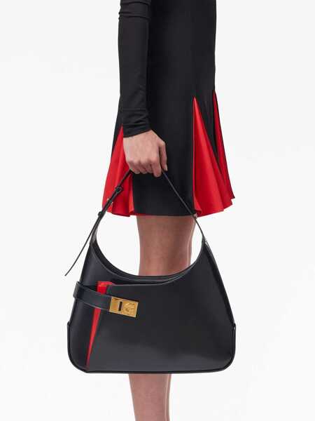 Genti de mana Salvatore Ferragamo Salvatore Ferragamo Arch Hobo Shoulder Bag Nero Femei (BM 12473598) 2