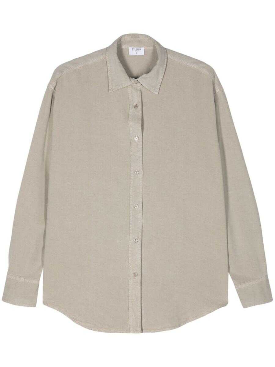 FILIPPA K FILIPPA K RELAXED SHIRT CLOTHING 9913 LIGHT SAGE