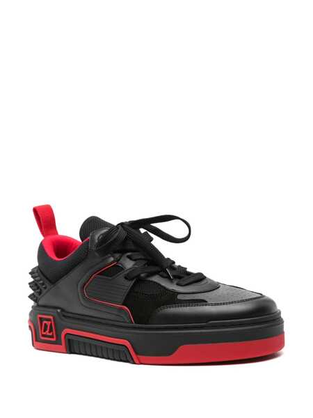 Sneakers Christian Louboutin Christian Louboutin Astroloubi Leather Sneakers Black Barbati (BM 12475347) 2