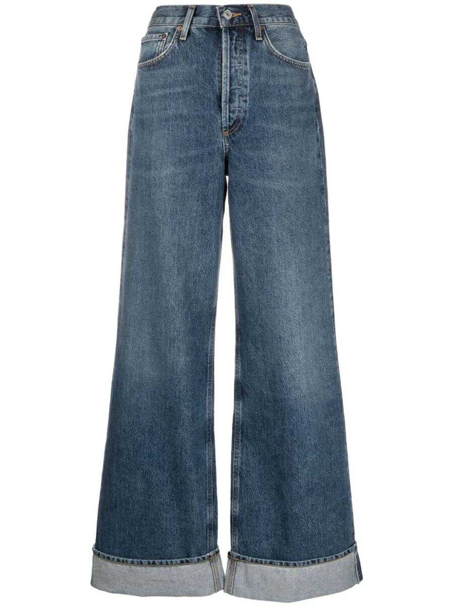 AGOLDE AGOLDE Wide leg denim jeans BLUE