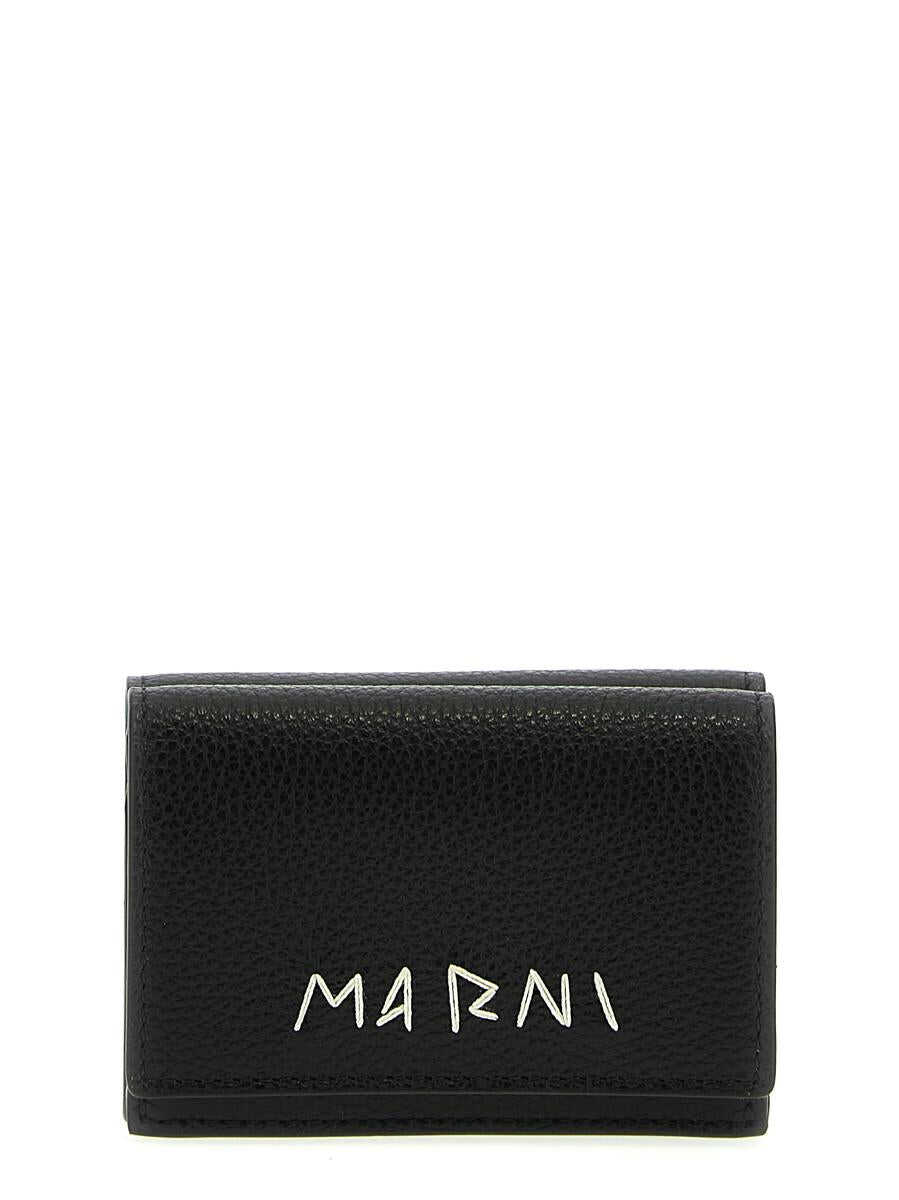Marni MARNI Tri-fold wallet BLACK