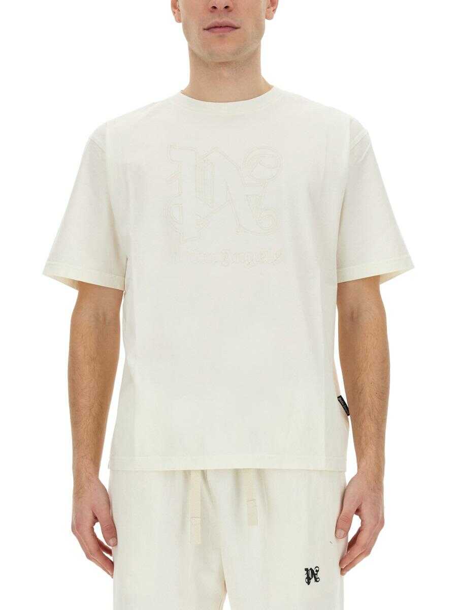 Palm Angels PALM ANGELS MONOGRAM T-SHIRT WHITE