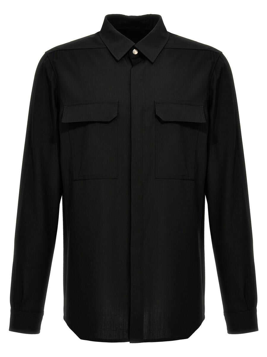 Rick Owens RICK OWENS \'Outershirt\' shirt BLACK