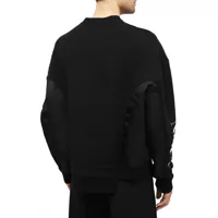 Topuri Valentino Garavani pentru Barbati - Bluze de trening Valentino Garavani Valentino Vltn Embossed Sweatshirt Black Barbati (BM 12481407) - B-mall.ro