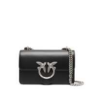 Genti de umar Pinko Pinko Leather Bag 'Love One Mini' In Black