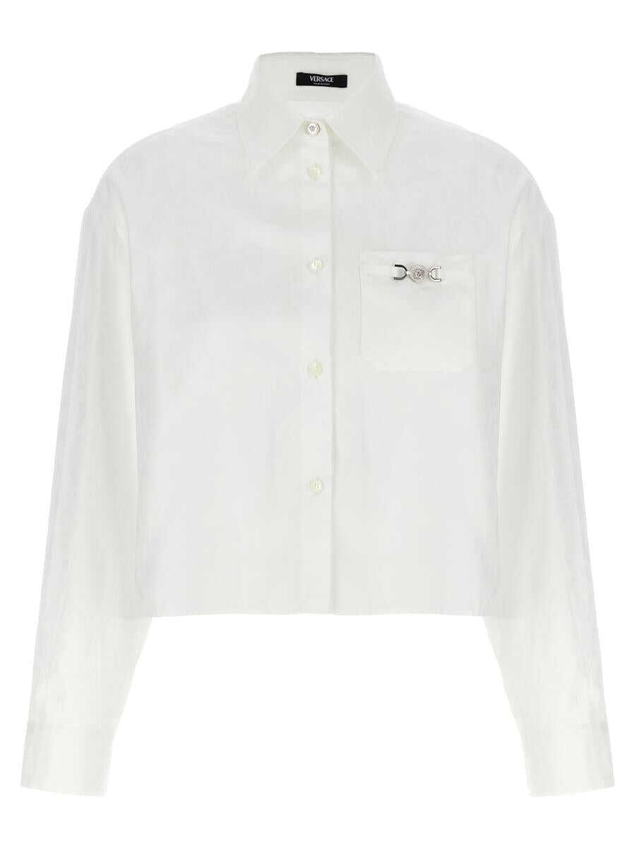 Versace VERSACE \'Broccato\' shirt WHITE