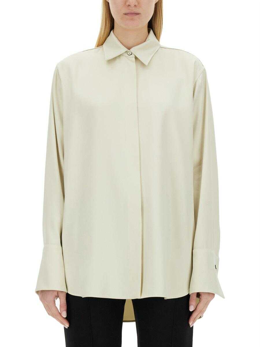 Jil Sander JIL SANDER SHIRT WITH LONG SLEEVES IVORY