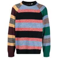 Pulovere Paul Smith Large Striped Crewneck Sweater Barbati
