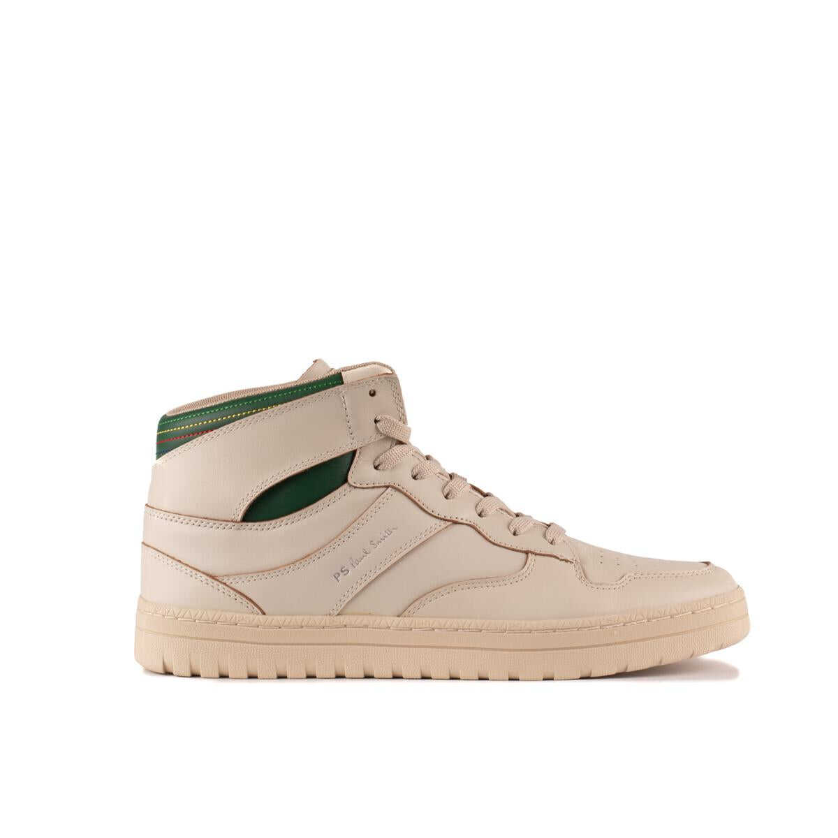 Paul Smith PAUL SMITH Leather Liston high top WHITE