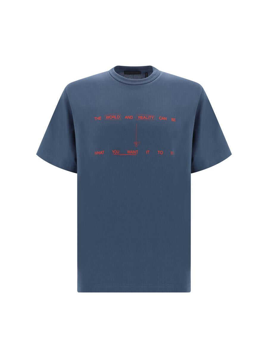 HELMUT LANG HELMUT LANG T-SHIRTS PRUSSIAN BLUE