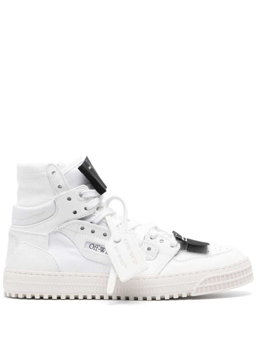 Off-White OFF-WHITE 3.0 Off Court leather sneakers WHITE BLACK