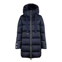 Geci Herno A-Shape Blue In Satin Femei