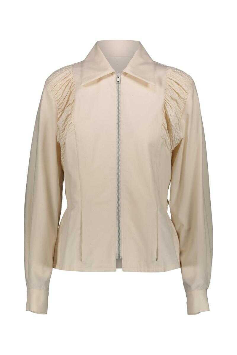 Maison Margiela MAISON MARGIELA CALICO SHIRT CLOTHING NUDE & NEUTRALS