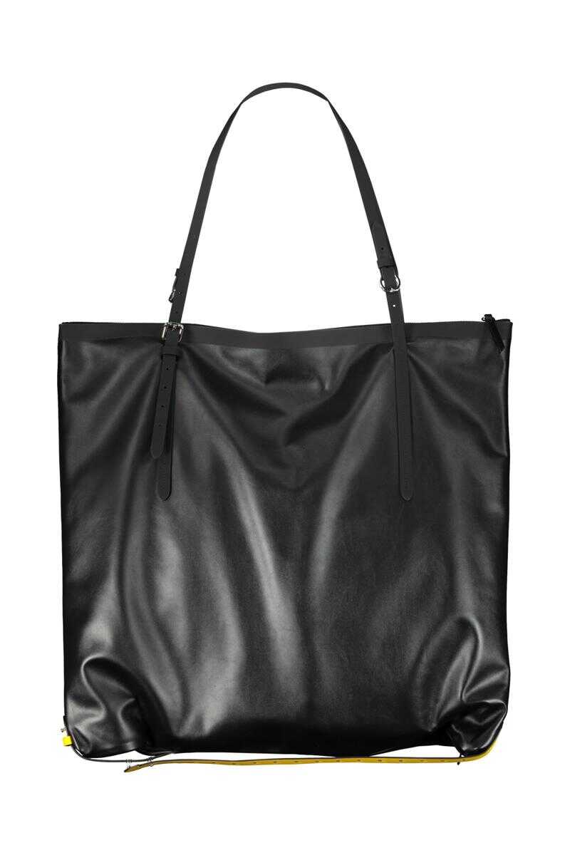 Maison Margiela MAISON MARGIELA LARGE LEATHER BAGS BLACK