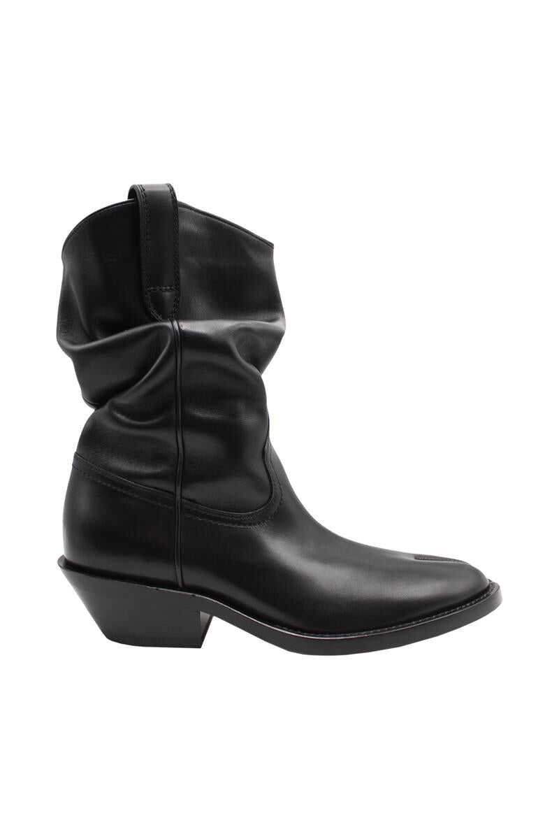 Maison Margiela MAISON MARGIELA TABI WESTERN BOOTS SHOES BLACK