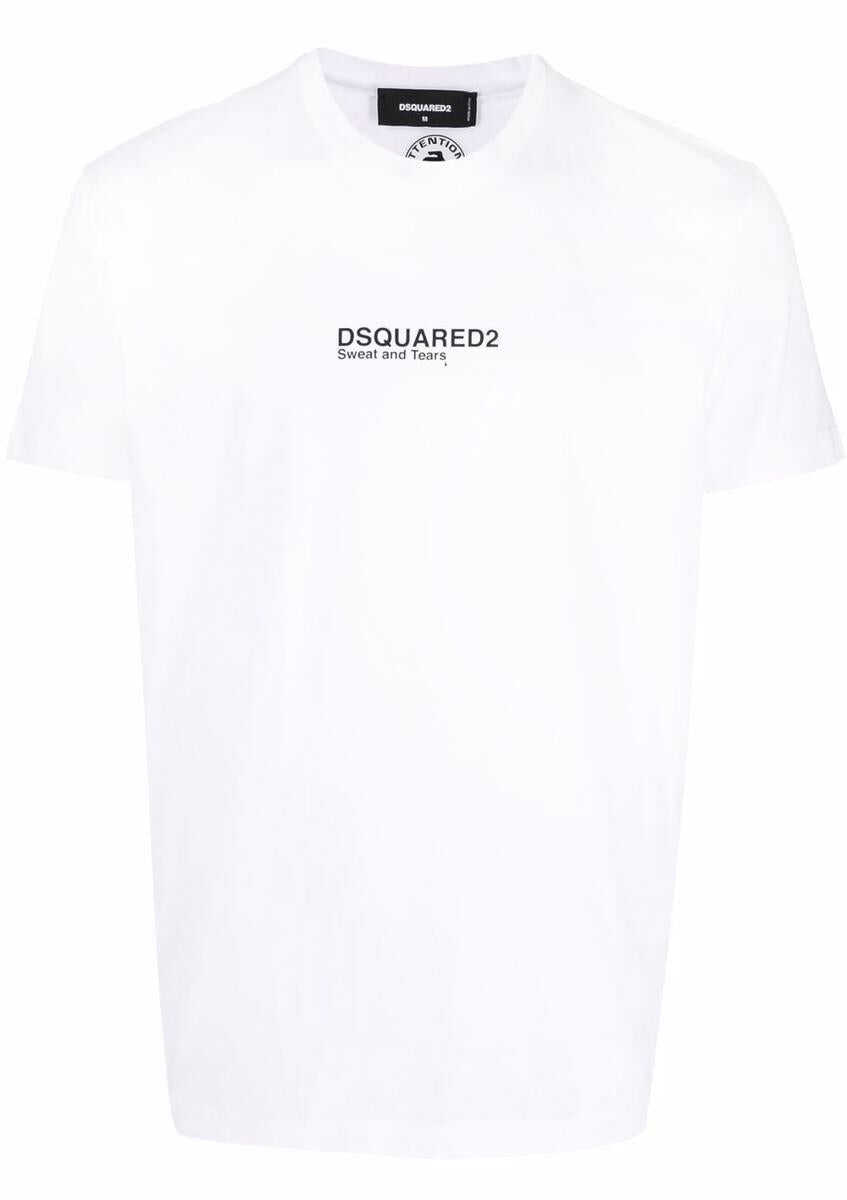 DSQUARED2 DSQUARED2 logo-print cotton T-shirt WHITE