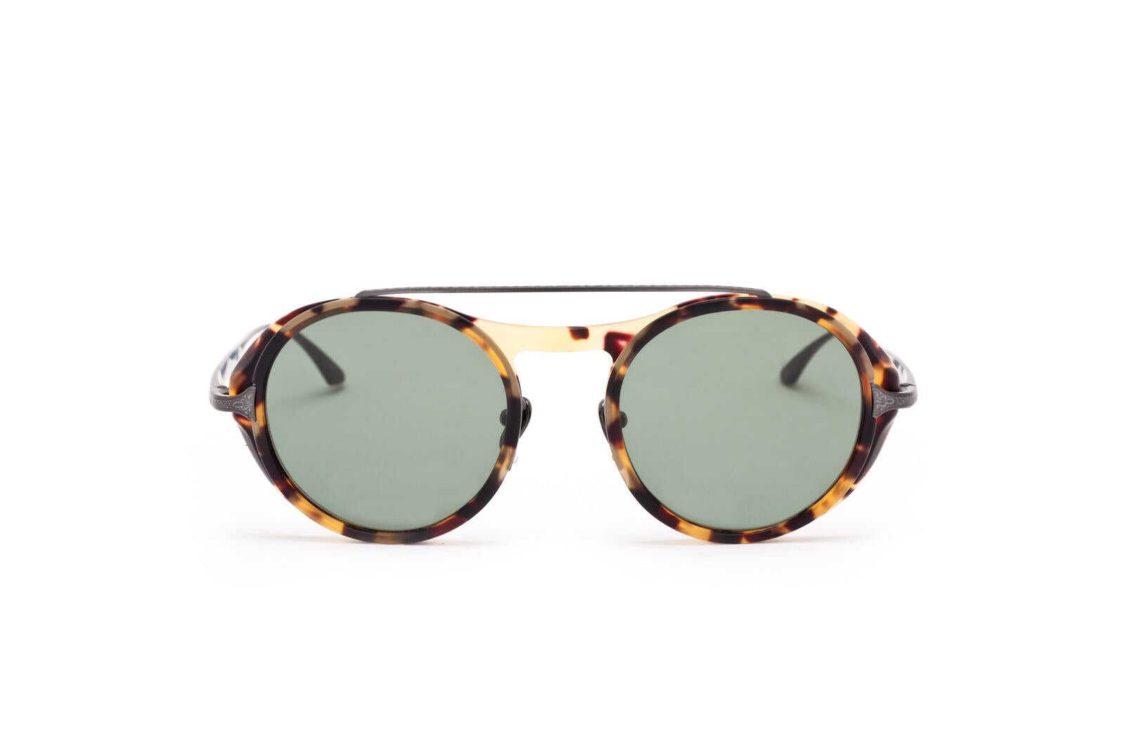 MASUNAGA Masunaga SUNGLASSES TORTOISE, ANTHRACITE