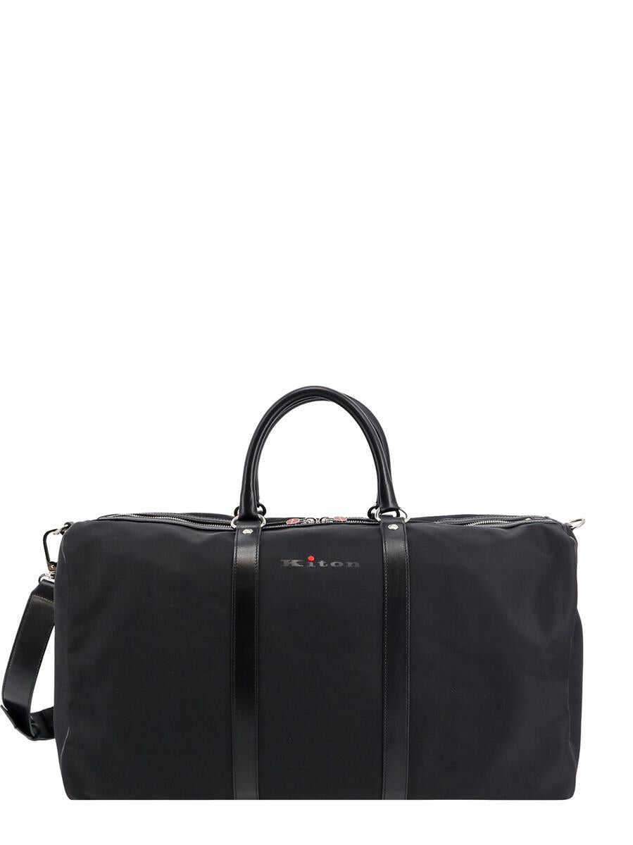 KITON KITON DUFFLE BAG BLACK