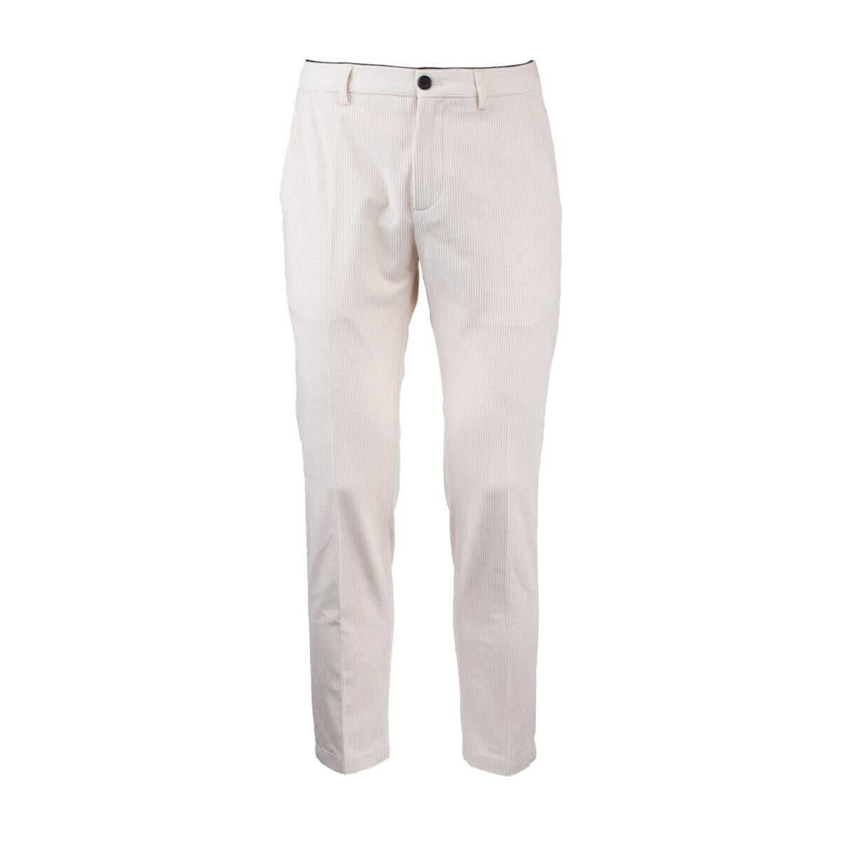 Department Five DEPARTMENT 5 Prince Chinos Trousers in Veulluto WHITE