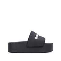 Sandale Givenchy Givenchy Logoed Rubber Platform Slides