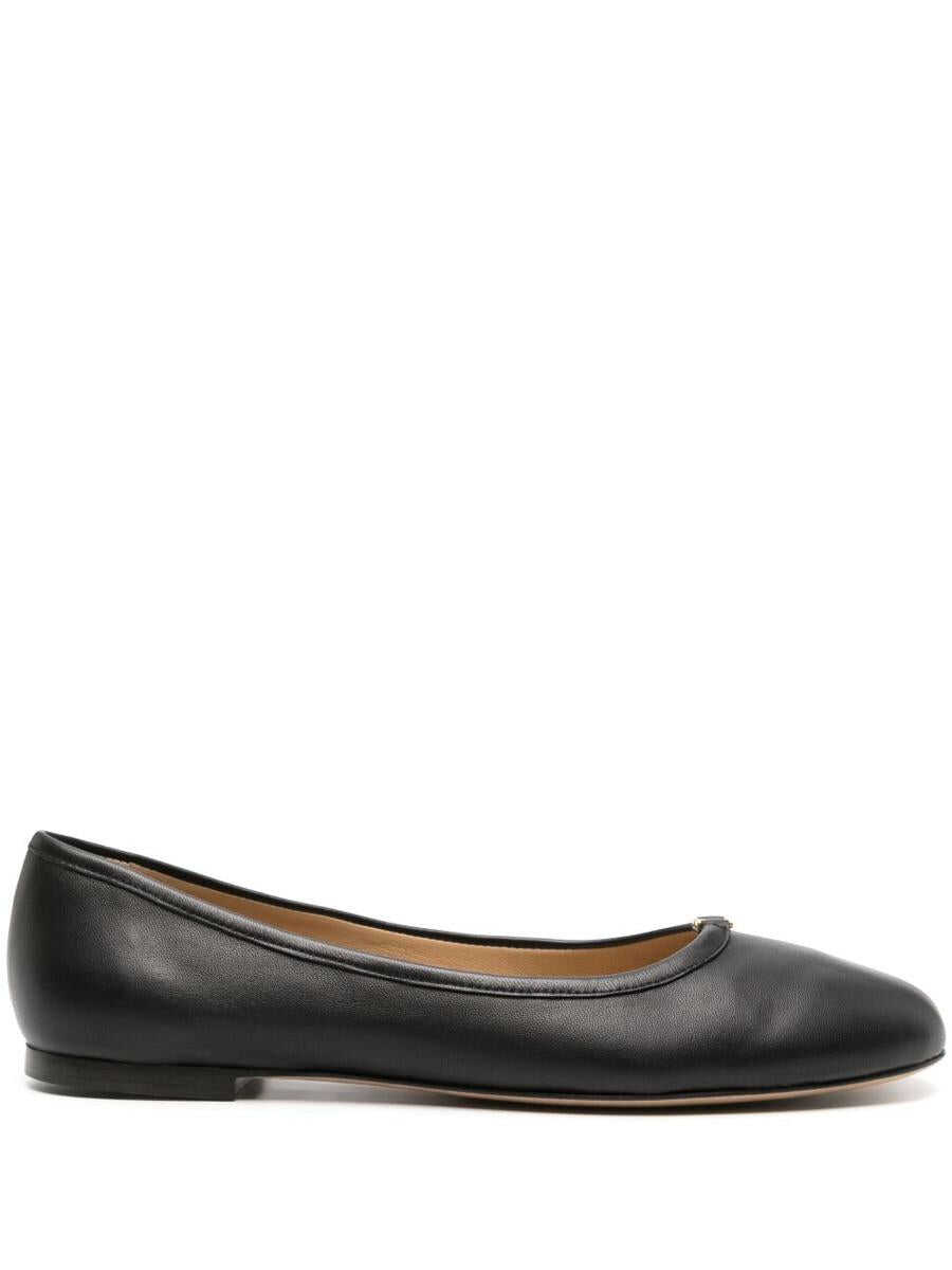 Chloe CHLOÉ Marcie leather ballet flats BLACK