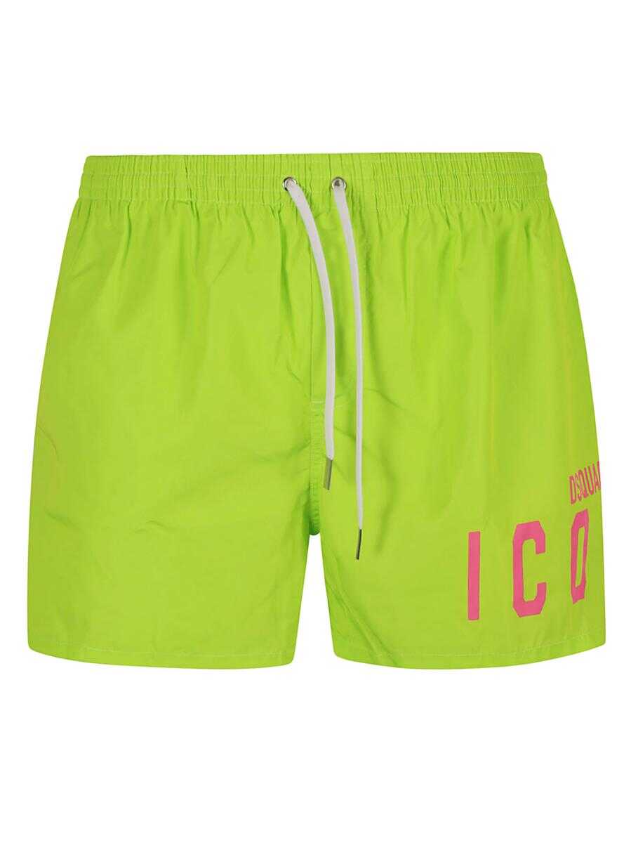 DSQUARED2 Dsquared2 Sea clothing FLUO GREEN FUXIA