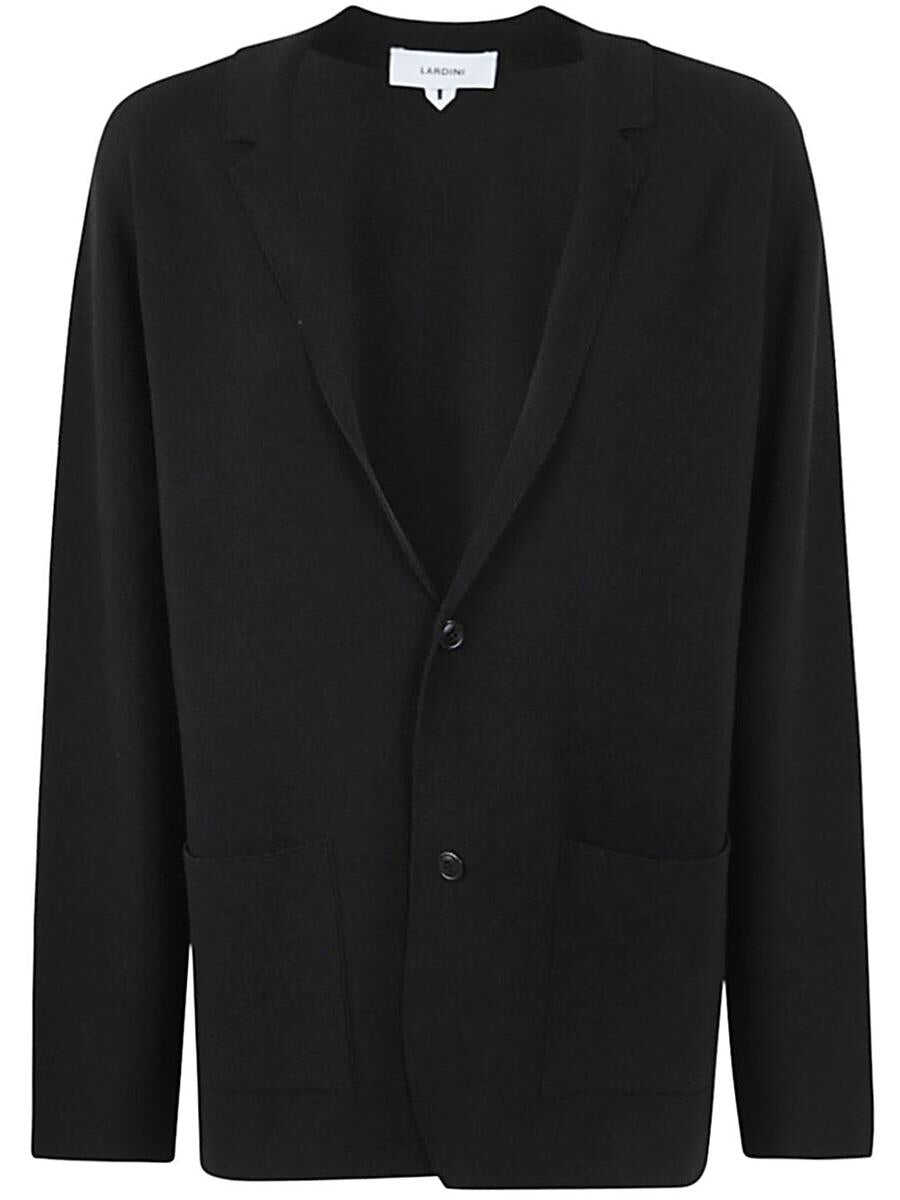 Lardini LARDINI KNITTED JACKET CLOTHING BLACK