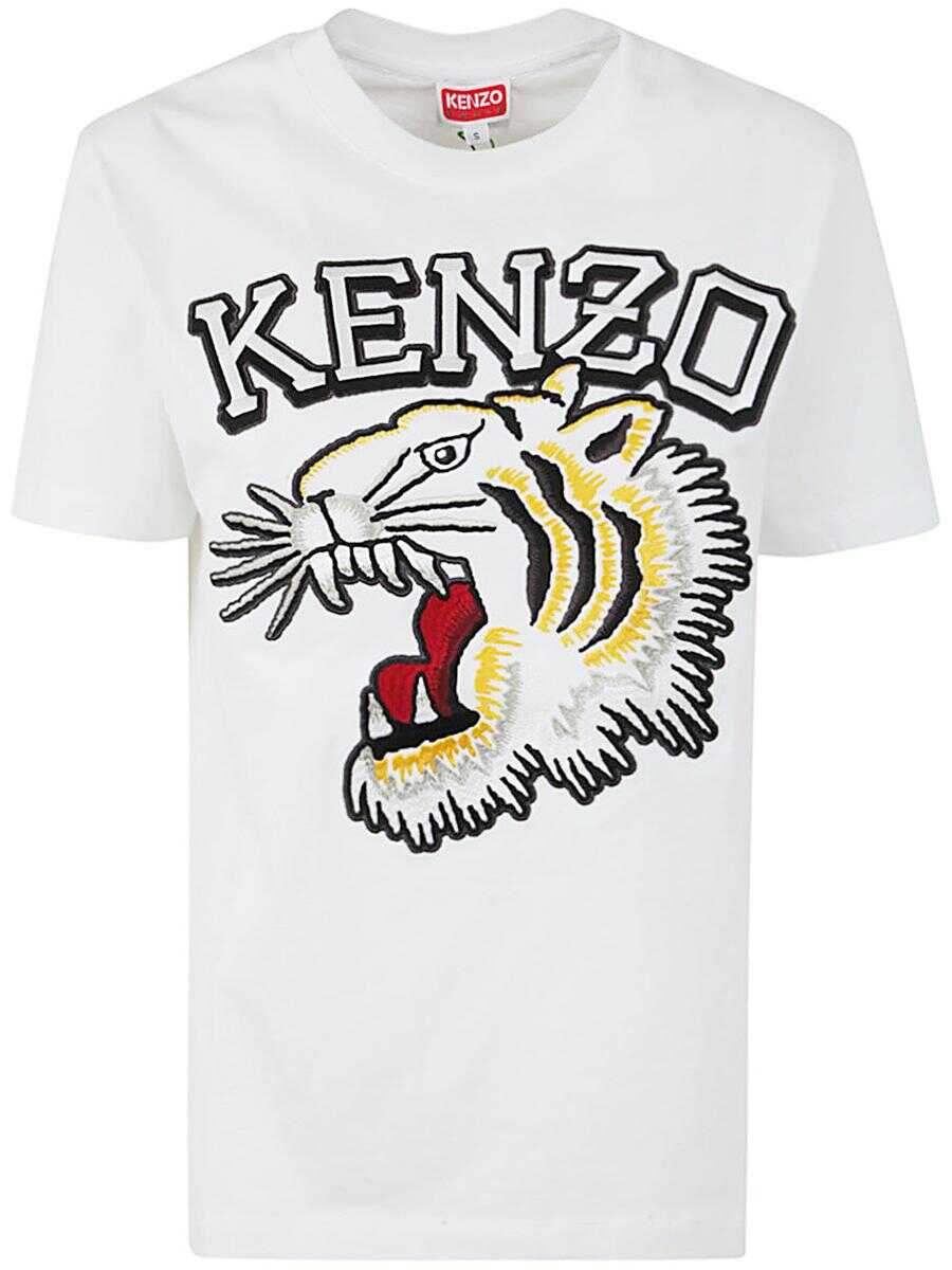 Kenzo KENZO TIGER VARSITY LOOSE T-SHIRT CLOTHING WHITE