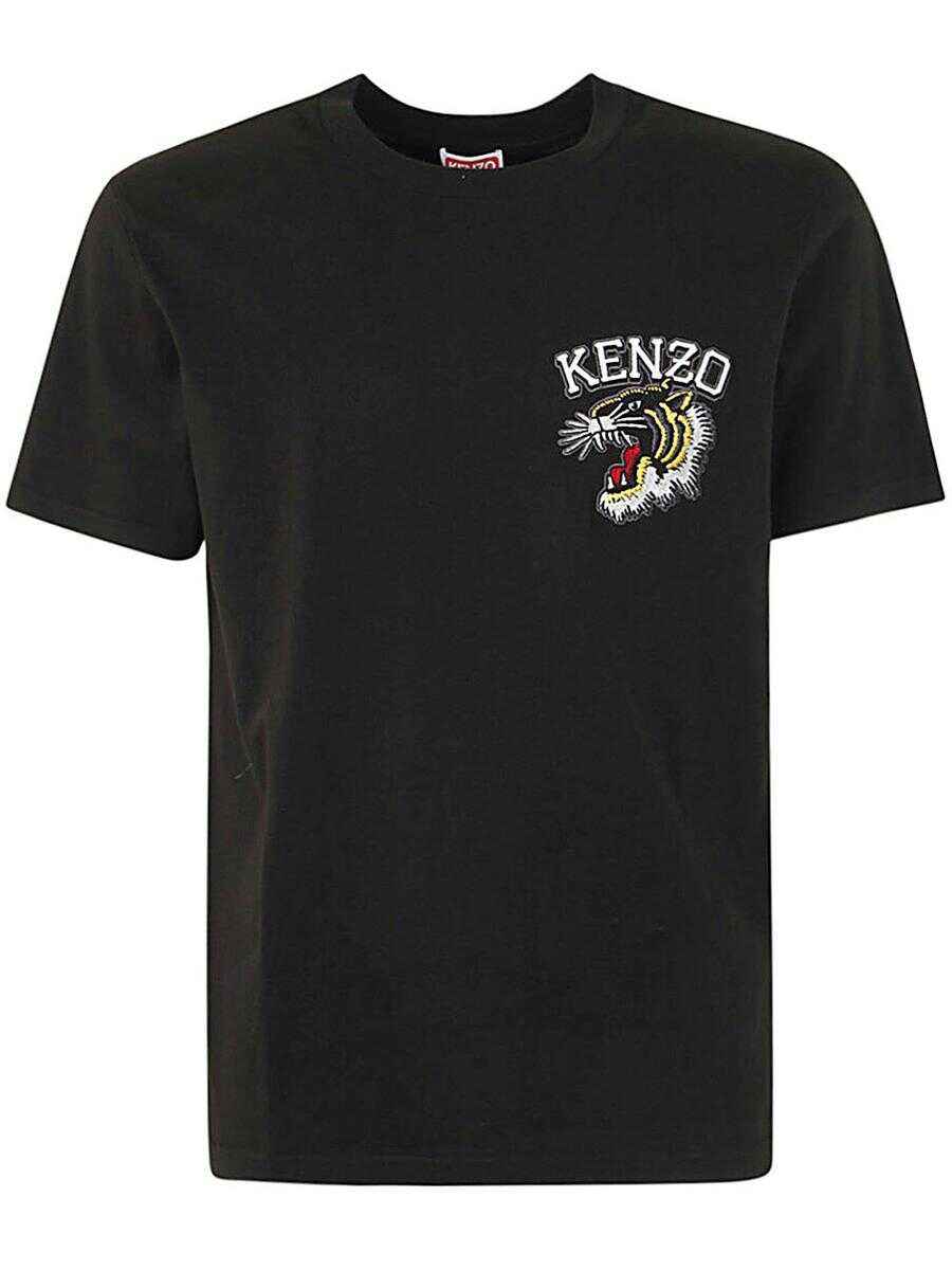 Kenzo KENZO TIGER VARSITY SLIM T-SHIRT CLOTHING BLACK