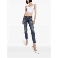 Blugi Dolce & Gabbana Dama - Blugi Dolce & Gabbana Dolce & Gabbana Stretch Cotton Jeans Navy Femei (BM 12504090) - B-mall.ro