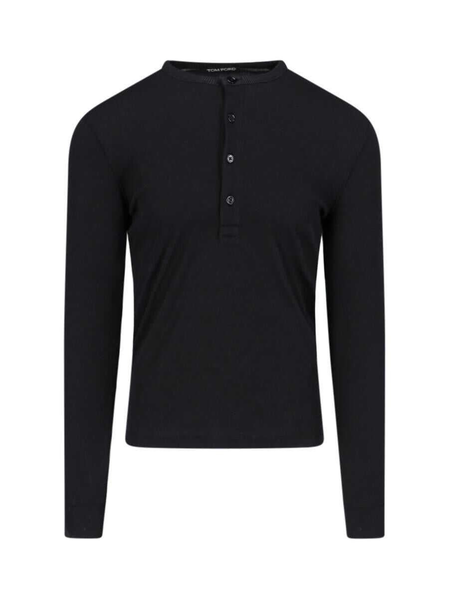 Tom Ford Tom Ford T-shirts and Polos BLACK