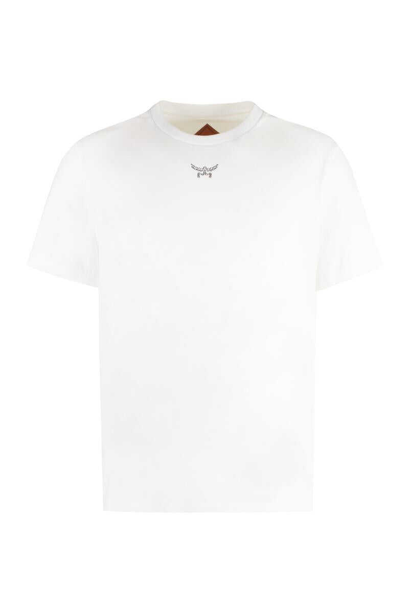 MCM MCM COTTON CREW-NECK T-SHIRT WHITE