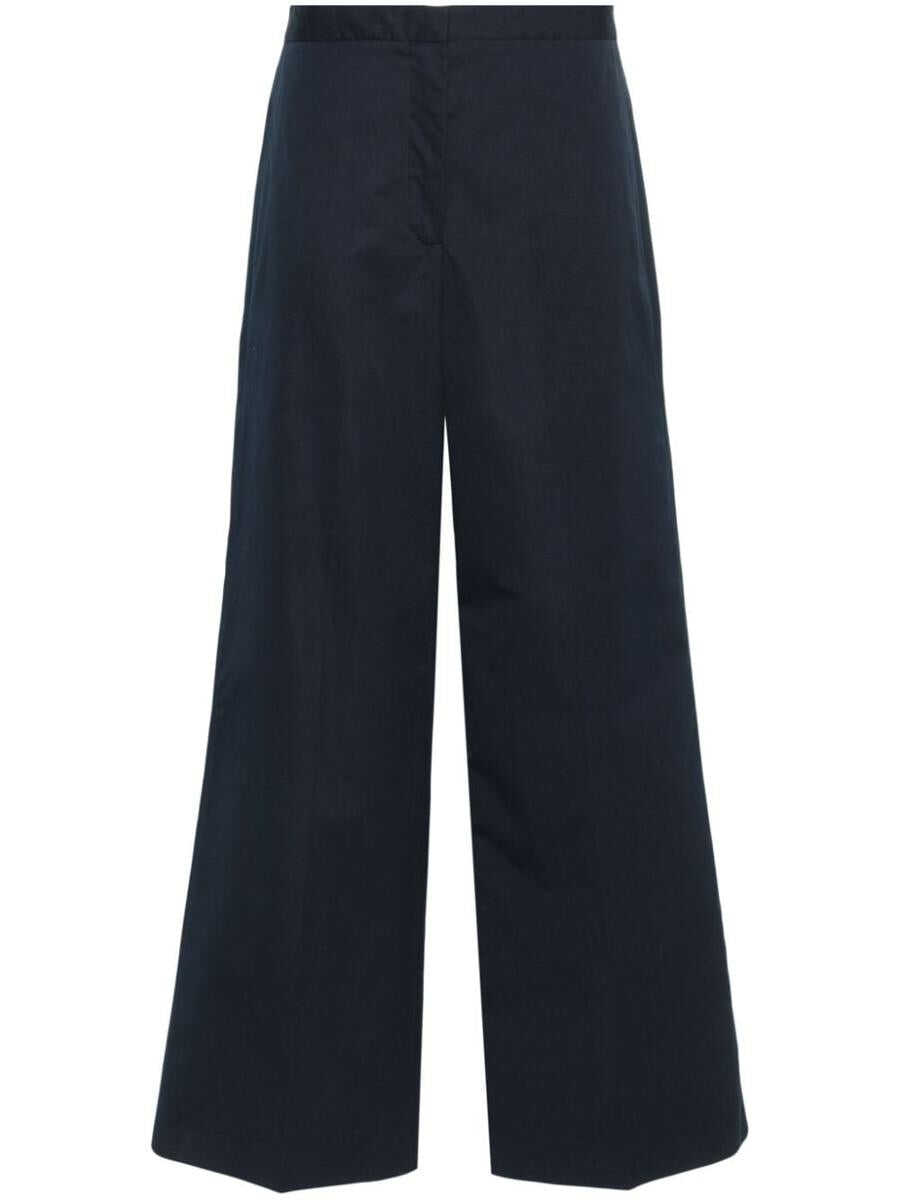 Fabiana Filippi FABIANA FILIPPI Wide leg cotton trousers BLUE